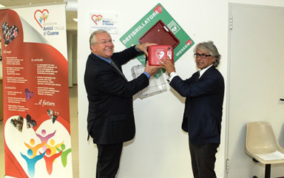 Consegna defibrillatore all’istituto comprensivo E. Duse