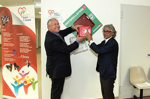 Consegna defibrillatore all’istituto comprensivo E. Duse