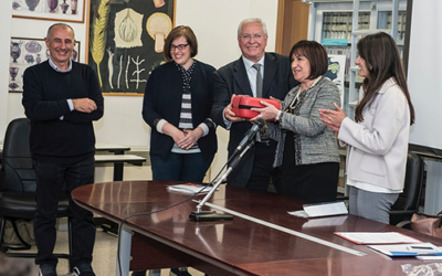 Consegna defibrillatore al liceo scientifico E. Fermi