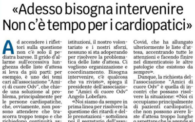 Tempi eccessivi per le lista d’attesa – Amici di cuore contro questo sistema.