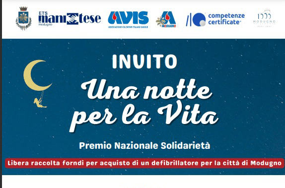 Una notte per la Vita, Evento di Solidarietà